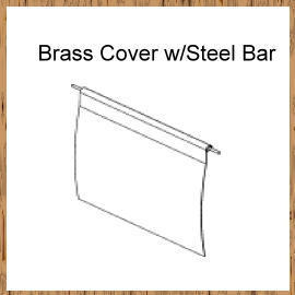 Brass Cover w/Steel Bar (Латунь Обложка W / St l Bar)