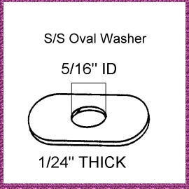 S/S Oval Washer (S / S Овальном Стиральная машина)