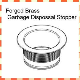 Forged Brass Garbage Disposal Flange (Кованые латунные Garbage удалением фланец)