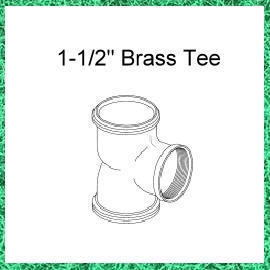 1-1/2`` Brass Tee (1 /2``латунные T)