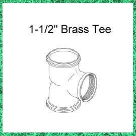 1-1/2`` Brass Tee (1-1/2``Laiton Tee)