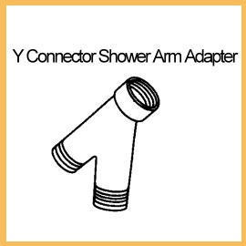 Y Connector Shower Arm Adapter (Y Connector Shower Arm Adapter)