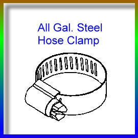 All Gal. Steel Hose Clamp (Все Гал. Шланг зажим)