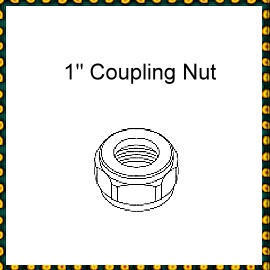 1`` Brass Coupling Nut (1``латунные стяжная гайка)