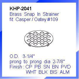 Brass Snap In Strainer (Латунь Snap В Сито)