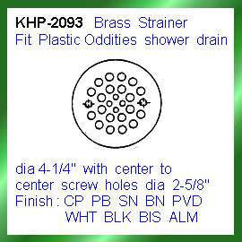 Brass Strainer Fit Plastic Oddities shower drain (Латунь фильтр пригодный Пластиковые Странности душем умов)
