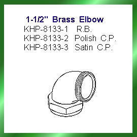 1-1/2`` Brass Elbow (1-1/2``Laiton Coude)