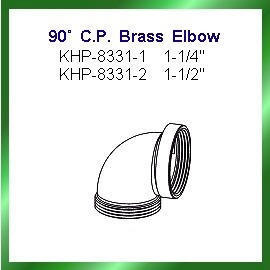 90 X C.P. Brass Elbow (90   X č.p. Coude laiton)
