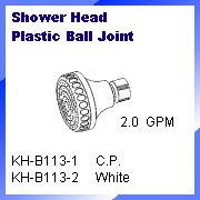 ABS Shower Head - Plastic Ball Joint (Tête de douche en ABS - Plastic Ball Joint)
