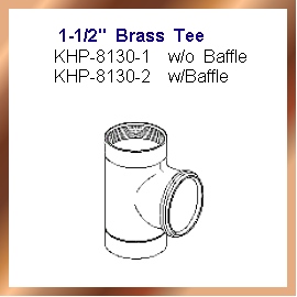 1-1/2`` Brass Tee (1-1/2``Laiton Tee)