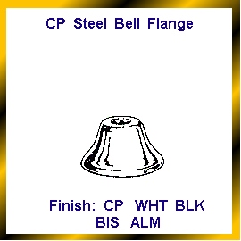 CP Steel / Brass Bell Flange (CP Steel / Brass Bell Flange)