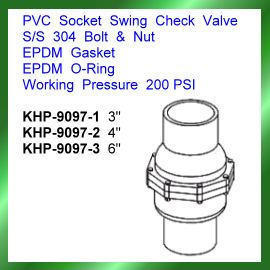 PVC Socket Swing Check Valve (PVC Socket Clapet)