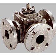 3-WAY S/S 316 FLANGED BALL VALVE (3-WAY S/S 316 FLANGED BALL VALVE)