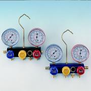 3-Way Aluminum Manifold Gauge Set - Screw Type (3-Way Aluminum Manifold Gauge Set - Screw Type)