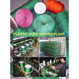PLASTIC ROPE MAKING PLANT (PLASTIC ROPE usine de fabrication de)