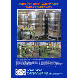 STAINLESS STEEL WATER TANK MAKING PLANT (INOX FABRICATION DE RÉSERVOIR D`EAU DE PLANTES)