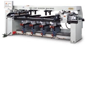 Six unit boring machine