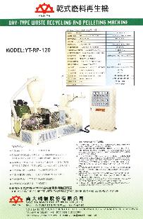 DRY-TYPE WASTE RECYCLING AND PELLETING MACHINE (DRY-TYPE Abfallverwertung und Pelletierung MACHINE)
