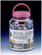 54PCS HOME ANIMAL PUZZLE IN JAR - 4 DESIGNS ASSORTED (54PCS HOME ANIMAL PUZZLE IN JAR - 4 DESIGNS ASSORTED)