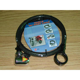disc lock with cable (disc lock with cable)