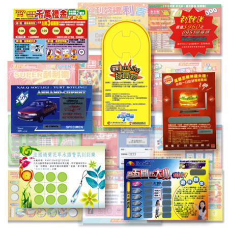 Scratch-off Lottery Cards