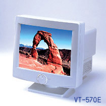 CRT monitor, monitor, color monitor (ЭЛТ-монитор, монитор, цветной монитор)