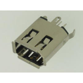IEEE-1394 FIRE WIRE 6PIN SOCKET PCB DIP STRAIGHT TYPE (IEEE-1394 FIRE WIRE 6PIN SOCKET PCB DIP STRAIGHT TYPE)