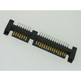 SATA 15+7PIN PLUG RIGHT ANGLE SMT TYPE WITH SMT LATCH (SATA 15 +7 Pin Plug ANGLE DROIT AVEC SMT SMT TYPE LATCH)