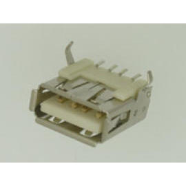 USB A TYPE PCB SMT TYPE SOCKET (USB TYPE PCB SMT TYPE SOCKET)