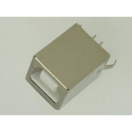 USB B TYPE SOCKET PCB DIP STRAIGHT TYPE (USB TYPE B SOCKET DIP PCB STRAIGHT TYPE)