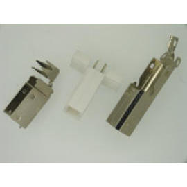 USB B TYPE PLUG SOLDER TYPE FOR ASSEMBLY CABLE (USB TYPE B PLUG SOUDURE TYPE DE MONTAGE DE CABLE)