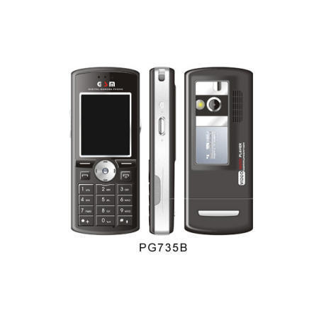 PG735B/PG735W GSM Phone with WAP Browser and 1.3 Mega CMOS/2 Mega CMOS Camera (PG735B/PG735W GSM Téléphone avec le navigateur WAP et 1,3 Mega CMOS / 2 Mega C)