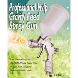 PROFESSIONAL HVLP GRAVITY FEED SPRAY GUN