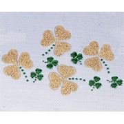 Glitter Motif with Sequins in Leaf Design (Блеск Мотив блестками в Leaf Дизайн)