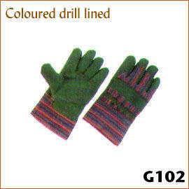Coloured drill lined G102