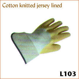 Cotton knitted jersey lined L103 (Jersey de coton tricotés bordée L103)