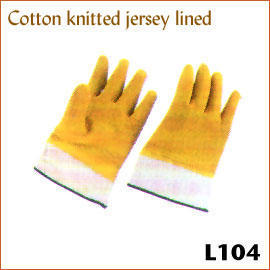 Cotton knitted jersey lined L104 (Jersey de coton tricotés bordée L104)