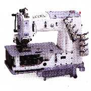 Four Needle, Double Chainstitch, Flatbed Machine With Puller
