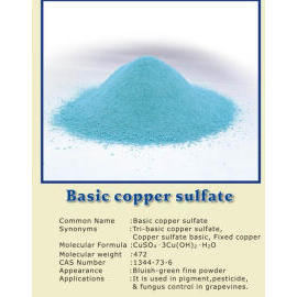 Basic Copper Sulphate (Base de sulfate de cuivre)