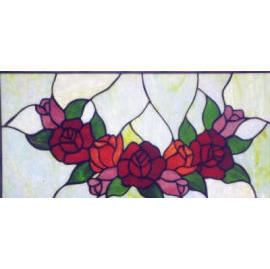 Tiffany Stained Glass Panel