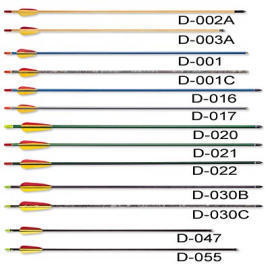 WOODEN ARROW & ALUMINUM ARROW & CARBON ARROW & FIBERGLASS ARROWS (BOIS & ALUMINIUM ARROW ARROW ARROW CARBONE & FIBRE DE VERRE & ARROWS)