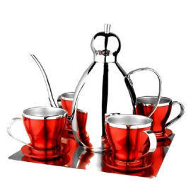 stainless steel coffee pot sets (Наборы кофе нержавеющей стали банке)