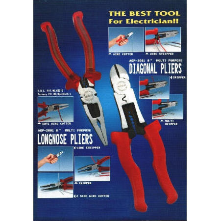 Multi-purpose crimp wire cutter wire stripper (Multi-purpose sertir Fil coupe-stripper)