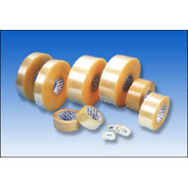 OPP packing tape transparent, super transparent, light yellow, earth brown (OPP прозрачной упаковочной лентой, супер прозрачный, светло-желтая, коричневая земля)