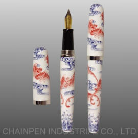 504H Hand-crafted Porcelain Fountain Pen (504H Hand-crafted Porcelain Fountain Pen)