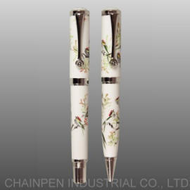 506B01 Muller`s Barbet Fountain Pen and Ballpoint Pen (506B01 Muller`s Barbet Füllfederhalter und Kugelschreiber)