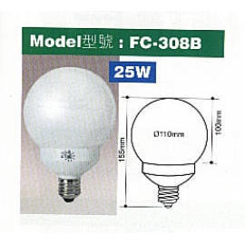 Energy Saving Lamp - Global Shape. (Энергосберегающая лампа - глобальную форму.)