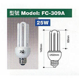 Energy Saving Lamp - 3U/4U Shape. (Economies d`énergie - Lampe de 3U/4U Shape.)