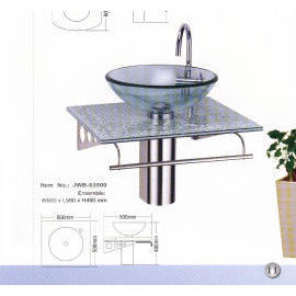 Sanitary Ware, Glass Wash-Basin. (Sanitary Ware, Glass Wash-Basin.)