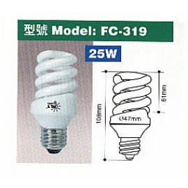 Energy Saving Lamp - Spiral Shape. (Энергосберегающая лампа - спиральную форму.)